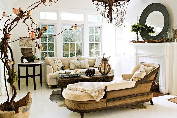 American Country House in the Style of Bohemian Shabby Chic