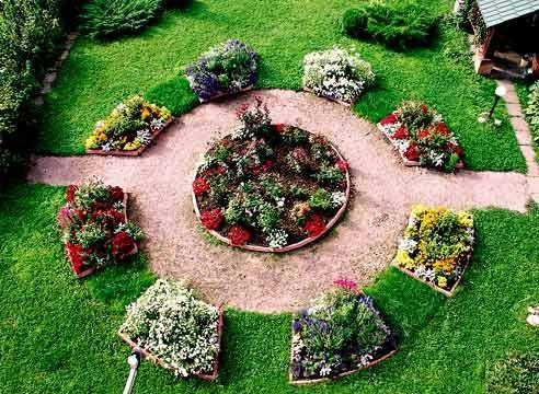 Interesting Design of the Flowerbeds - Best Landscape Ideas