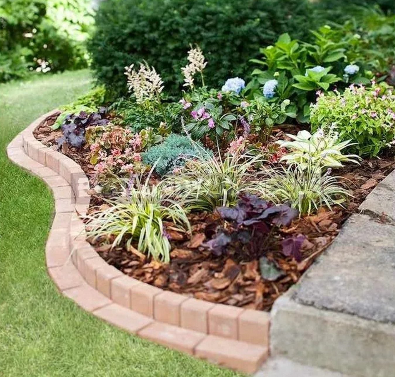 Landscape design: Flower Garden Borders Edging