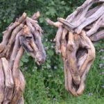 Garden Figures With Their Hands