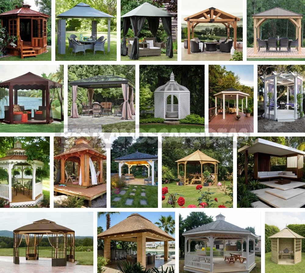 Best Options for Gazebos. Types of Structures, Use in Landscape Design