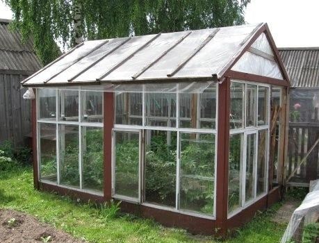 Glass Greenhouse with Their Hands