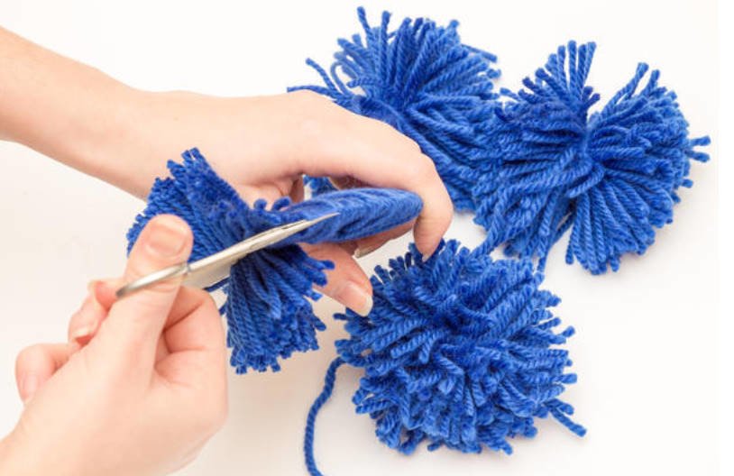 How Beautiful to Decorate Your Christmas Interior with Wool Pompons