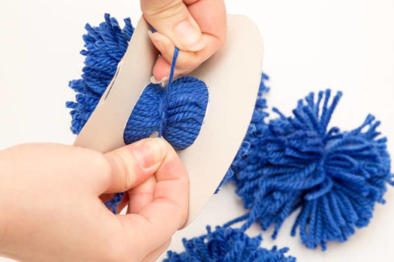 How Beautiful to Decorate Your Christmas Interior with Wool Pompons