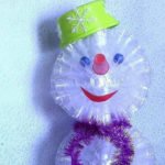 How to Make a Snowman from Disposable Cups