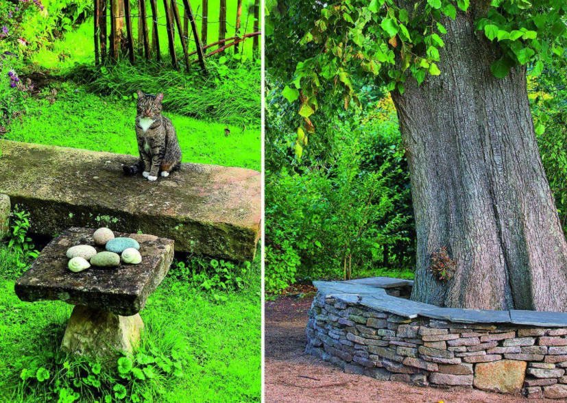 In Your Garden Begins the Age of Stone: Choose Decorative Benches