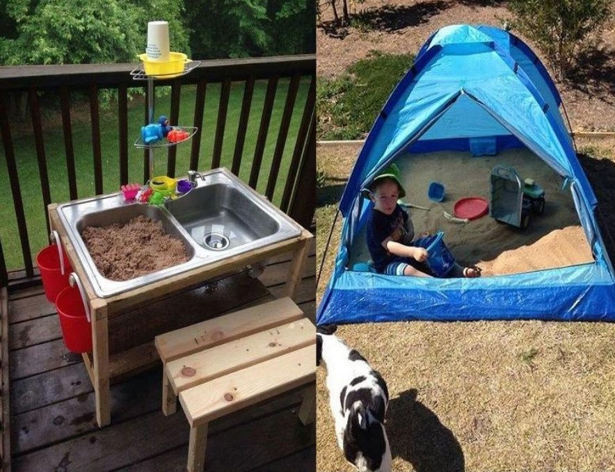 Sandbox in the Garden - Creative Solutions