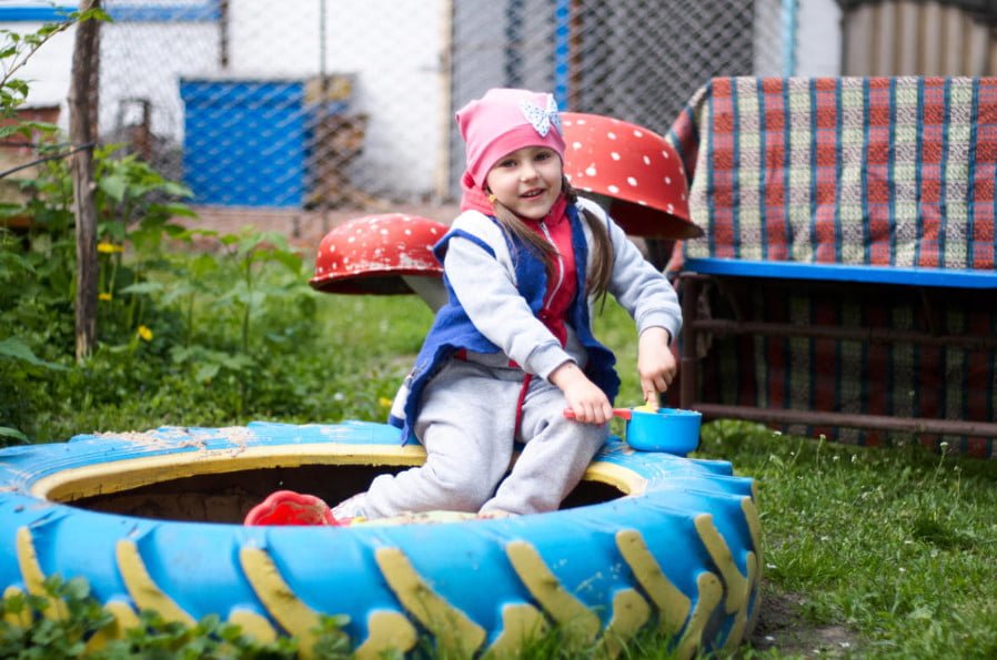 Sandbox in the Garden - Creative Solutions