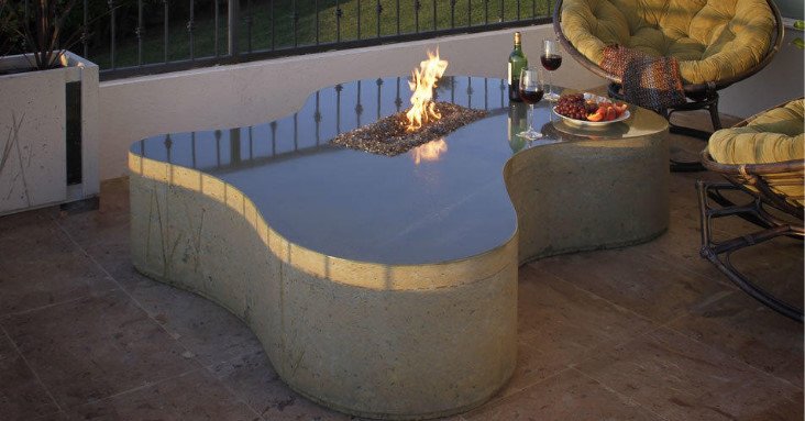 Unusual Country Furniture With Your Own Hands: Use Natural Stone, Concrete and Turf