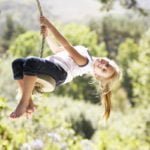Children’s Swing With Their Hands