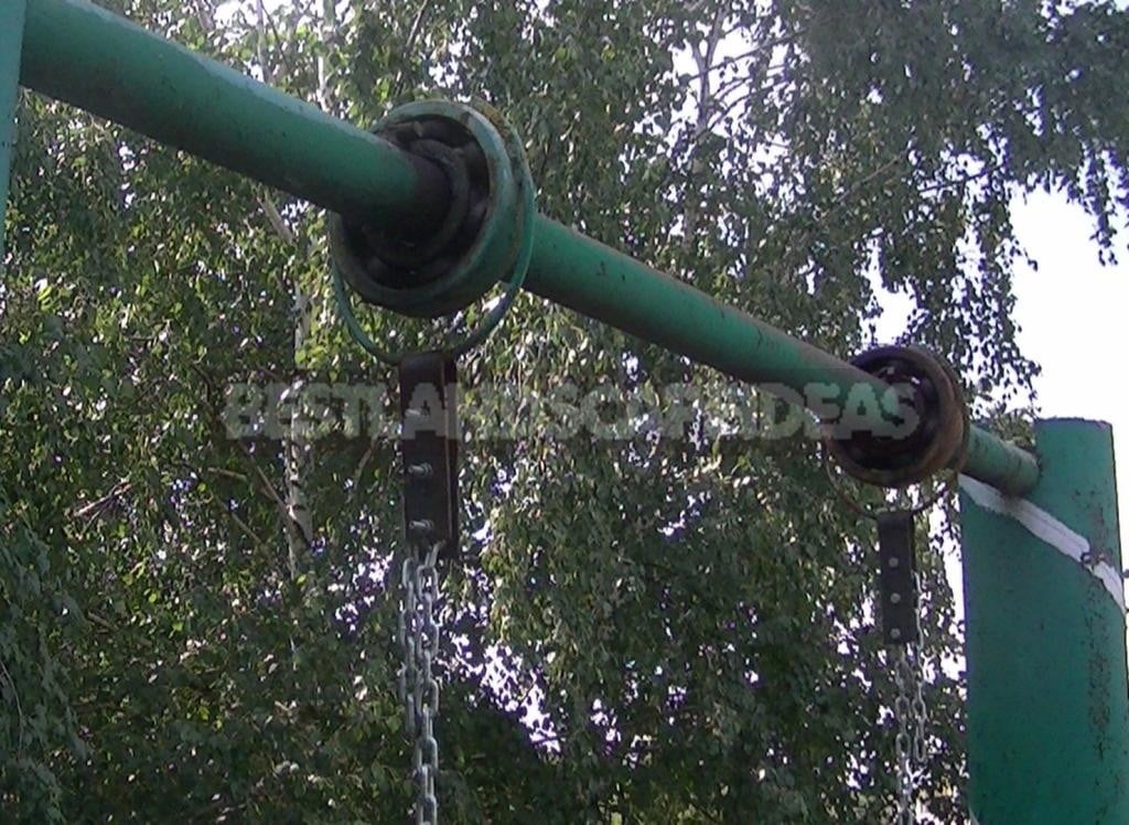 Children's Swing With Their Hands