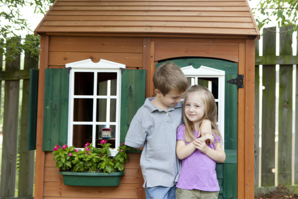 Children’s House With Their Hands