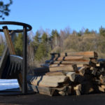 Manual Log Splitter: Wood in Chips for a Couple of Minutes