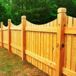 Wooden Fence With Their Hands