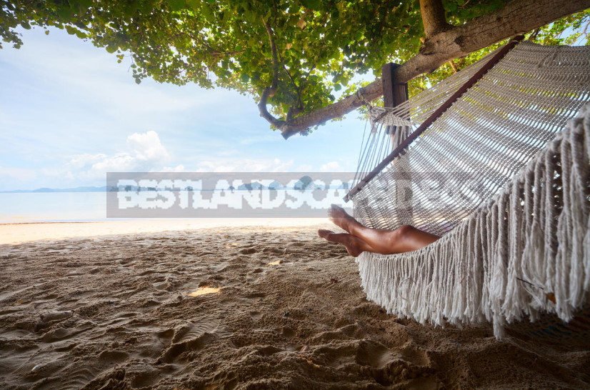 Unusual Country Furniture Made of Fabric: Hammocks