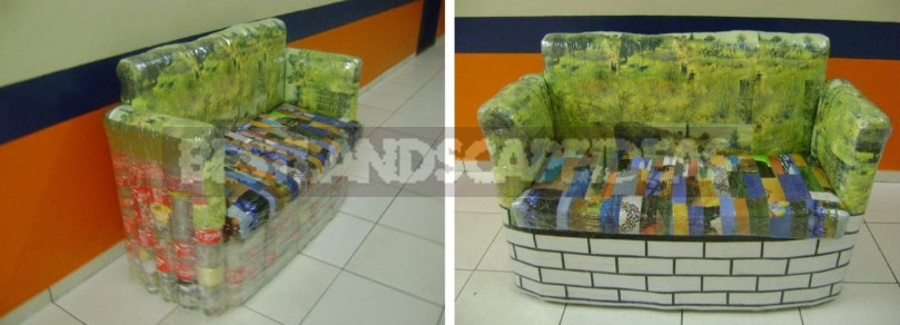 Country Furniture Made of Plastic Bottles