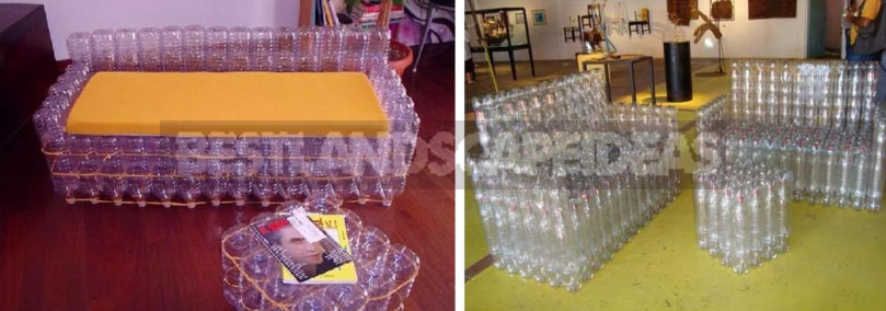Country Furniture Made of Plastic Bottles