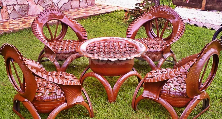 Ideas of Crafts From Old Tires