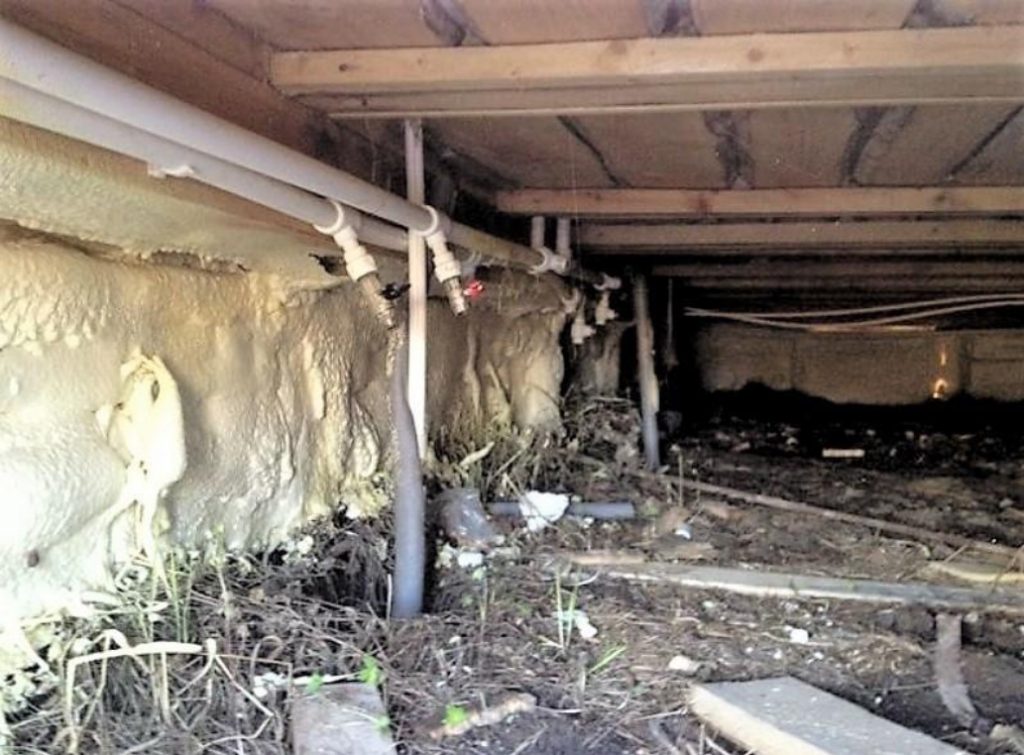 Floor Insulation In the House On Stilts. How To Avoid Heat Loss. Best