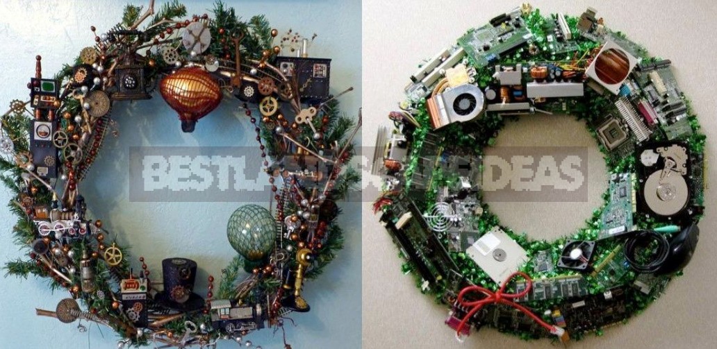 Wreaths Not Made Of Pine Needles: Ideas For New Year And Christmas Decor