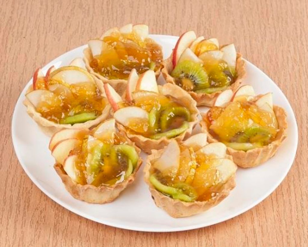 An Unusual Shortbread Tarts With Fruits