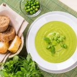 Delicious Cream Soup With Peas