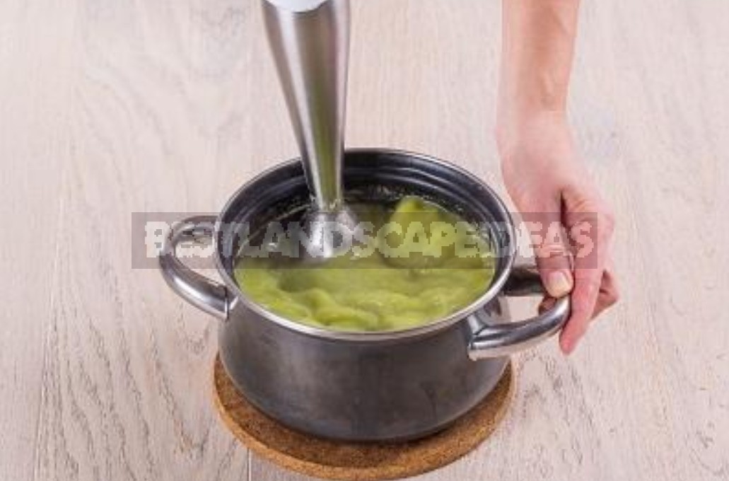 Delicious Cream Soup With Peas