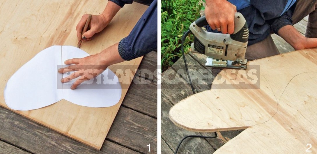 How To Make a "Flower" Table For The Garden