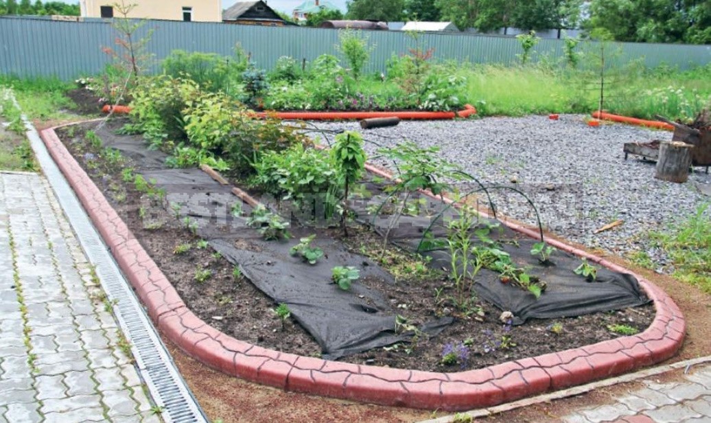 "Flexible" Garden Borders Made Of Concrete Using a New Technology