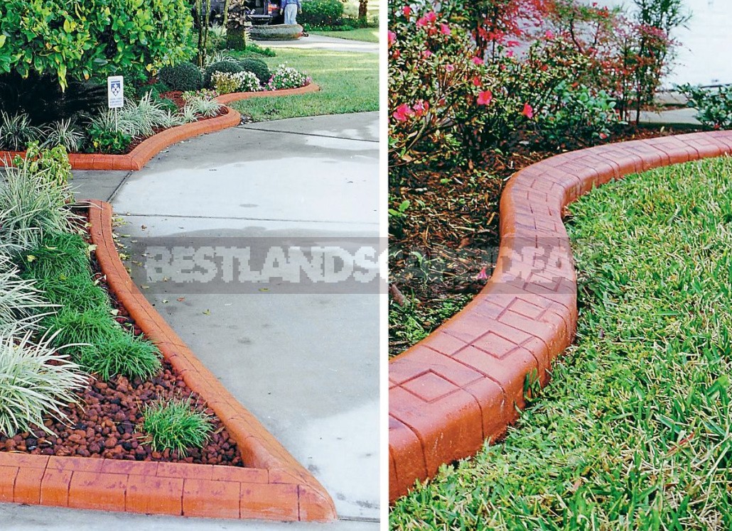 "Flexible" Garden Borders Made Of Concrete Using a New Technology