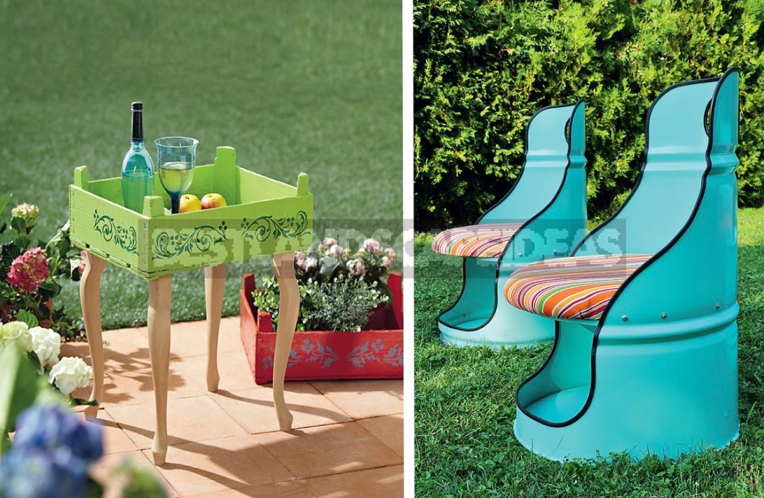 Furniture Fantasies: Unusual Garden Furniture Items With Your Own Hands