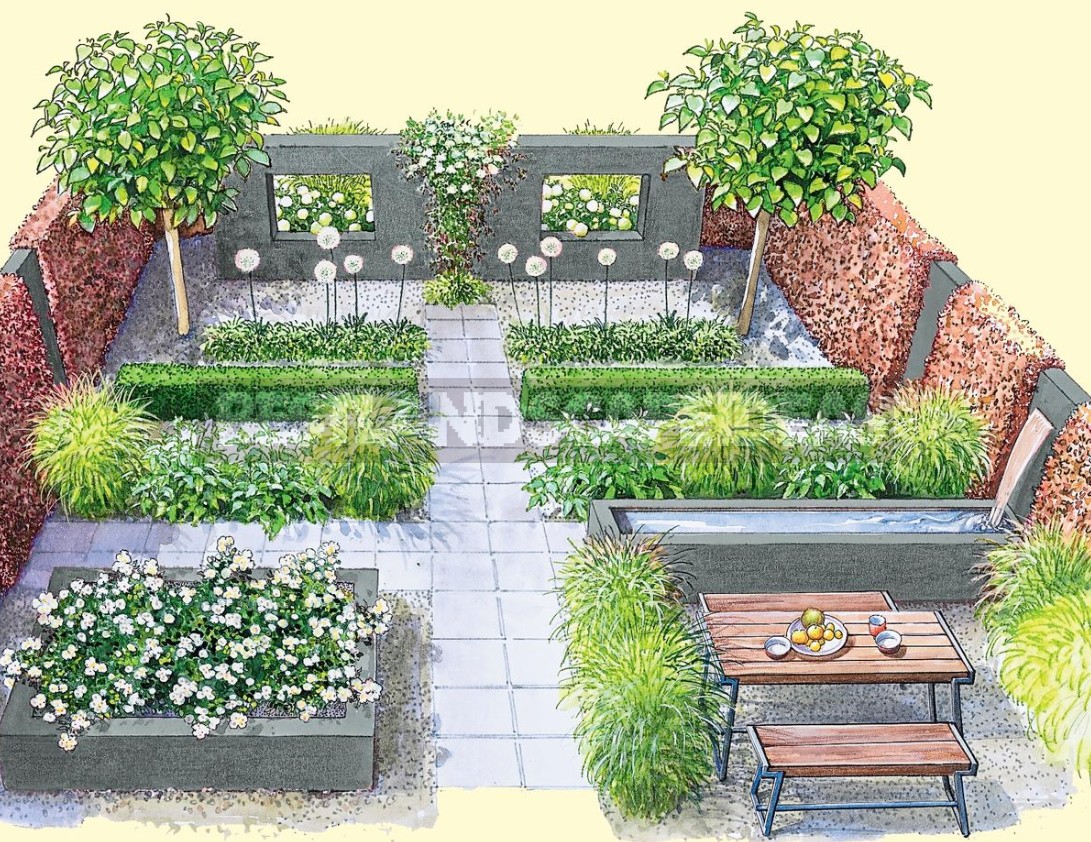 Stylish Image For a Summer Terrace