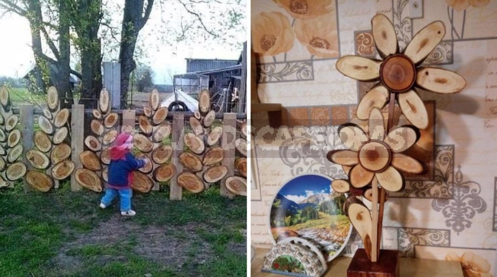 Ideas For Crafts And Decor Made Of Wood Cuts: Useful And Beautiful