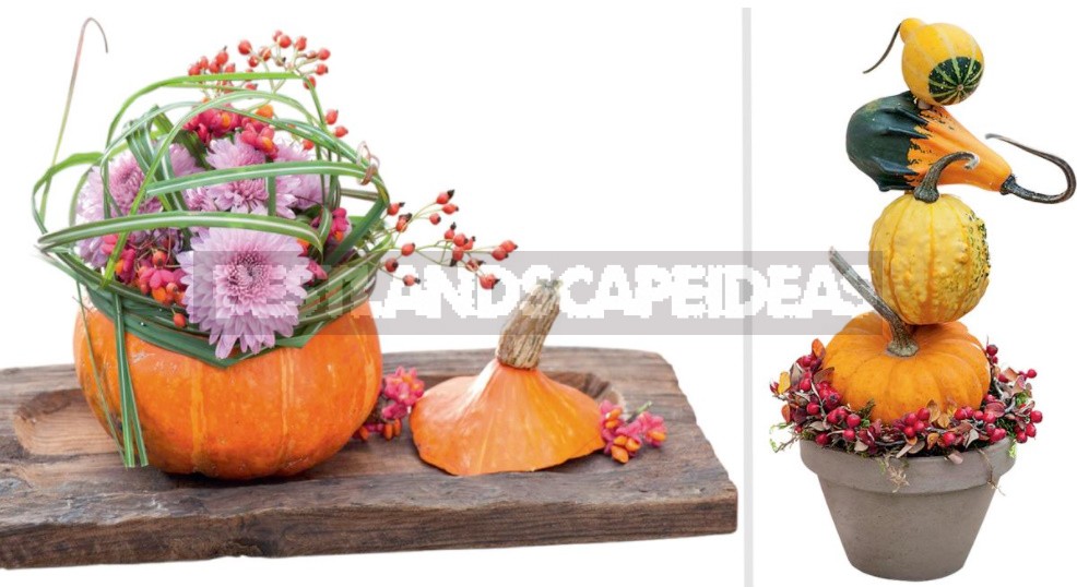 Pumpkin Decor: Vases, Candlesticks And Other Ideas