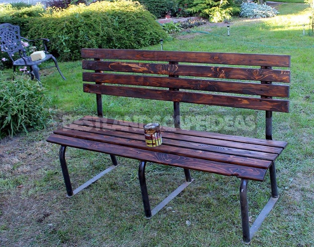 Restoration Of a Garden Bench With Your Own Hands