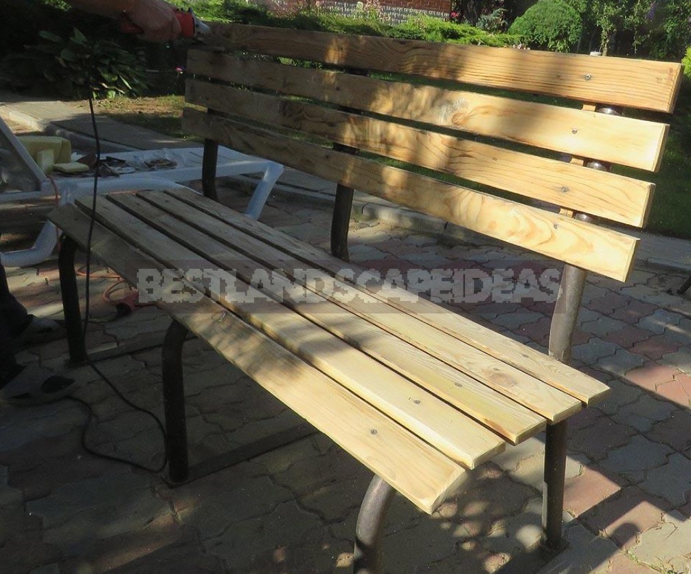 Restoration Of a Garden Bench With Your Own Hands