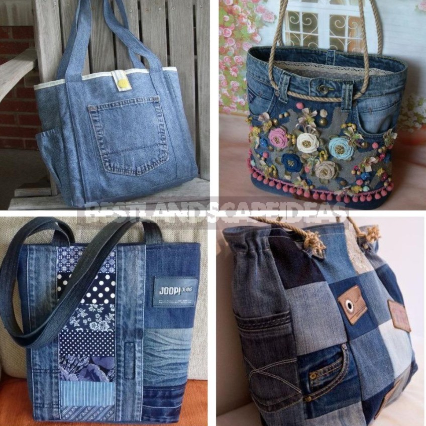 What To Sew From Old Jeans: Ideas For Needlewomen, Things With Their ...