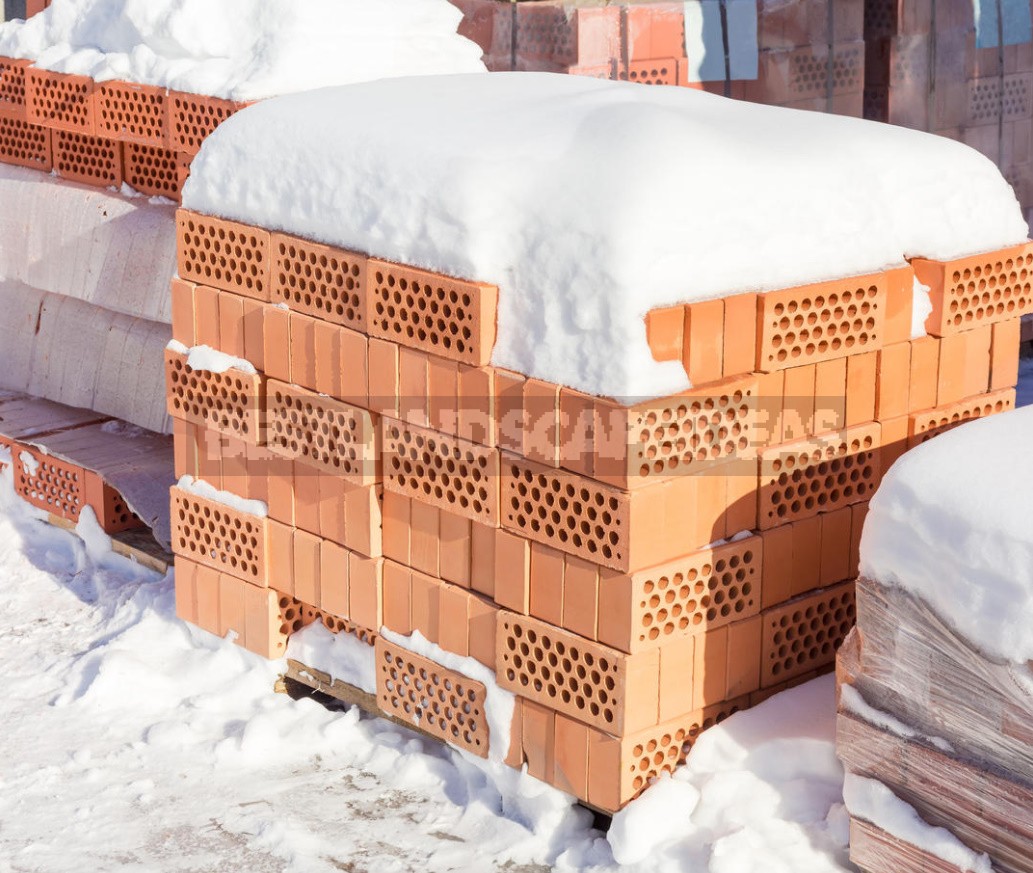 Winter Storage Of Construction Materials On The Site