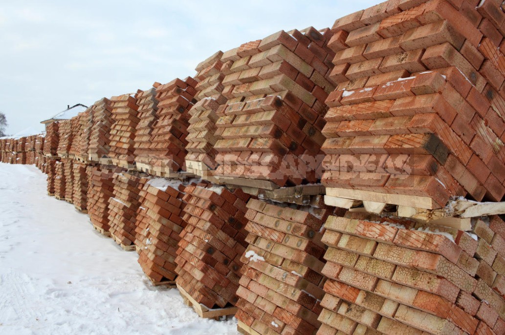 Winter Storage Of Construction Materials On The Site