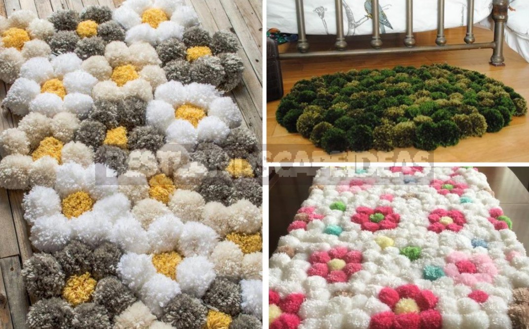 Cozy Rugs With Your Own Hands: We Knit, Embroider, Make From Improvised Materials