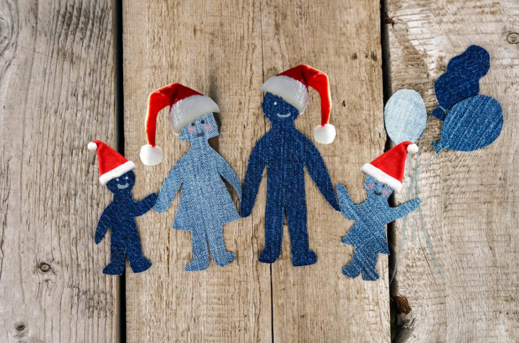 Christmas Crafts Made Of Denim With Your Own Hands