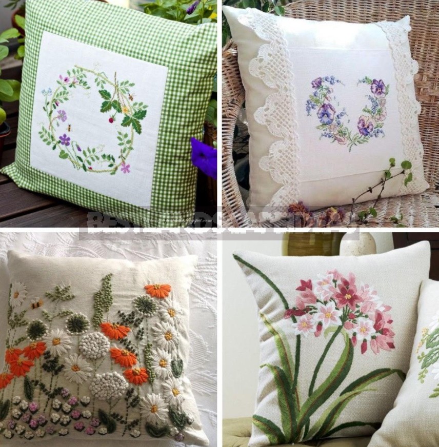 Decorative Pillows With Your Own Hands: Different Techniques, Photos