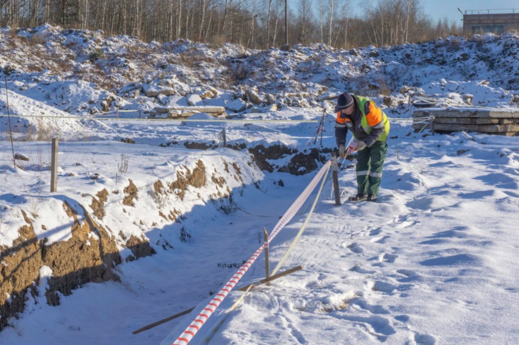 How To Fill The Foundation Under The House In Winter At Subzero Temperatures