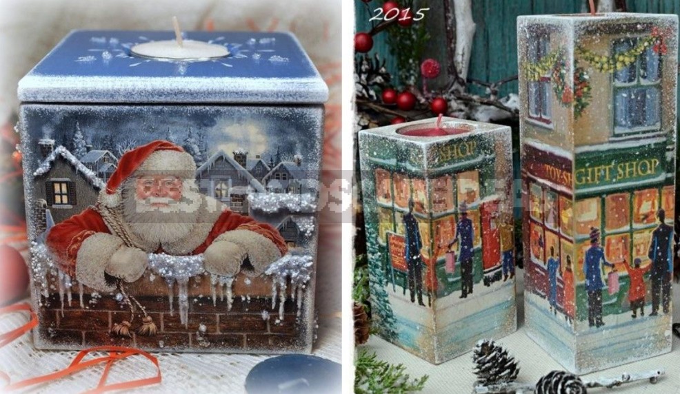 New Year's Decoupage: Ideas For Transforming Ordinary Objects