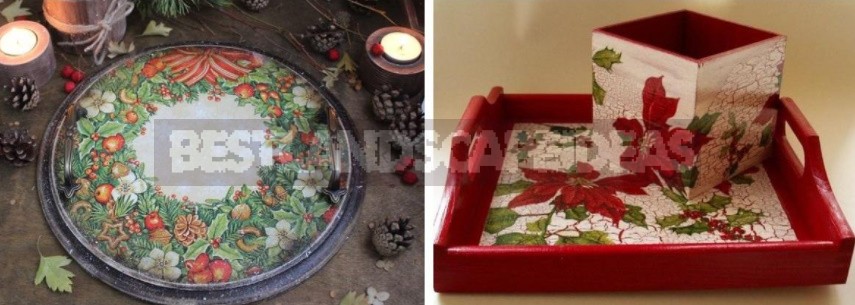 New Year's Decoupage: Ideas For Transforming Ordinary Objects