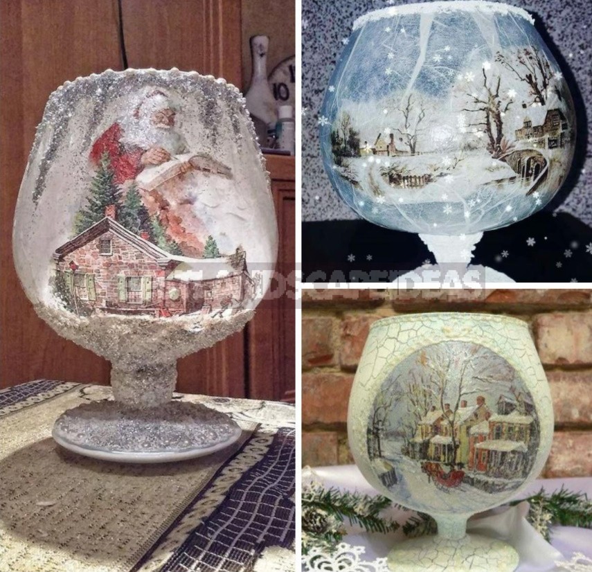 New Year's Decoupage: Ideas For Transforming Ordinary Objects