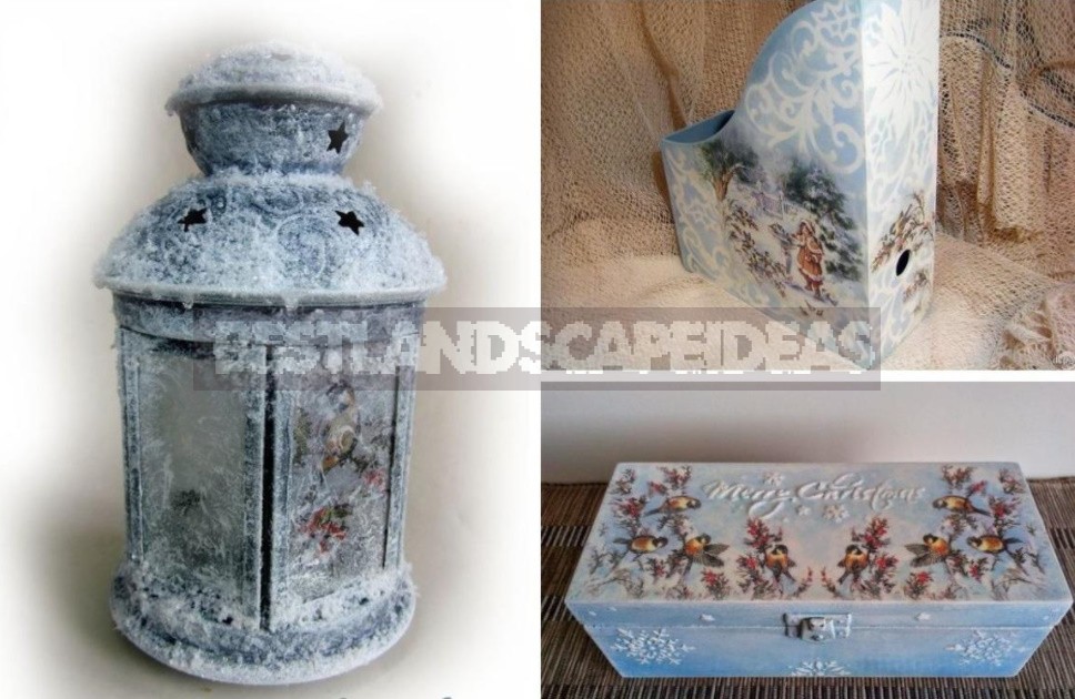 New Year's Decoupage: Ideas For Transforming Ordinary Objects