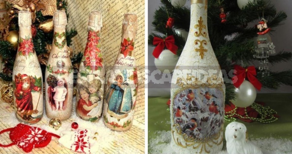 New Year's Decoupage: Ideas For Transforming Ordinary Objects