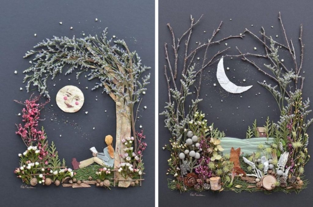 Paintings Made Of Natural Materials It's Cool! Best Landscape Ideas