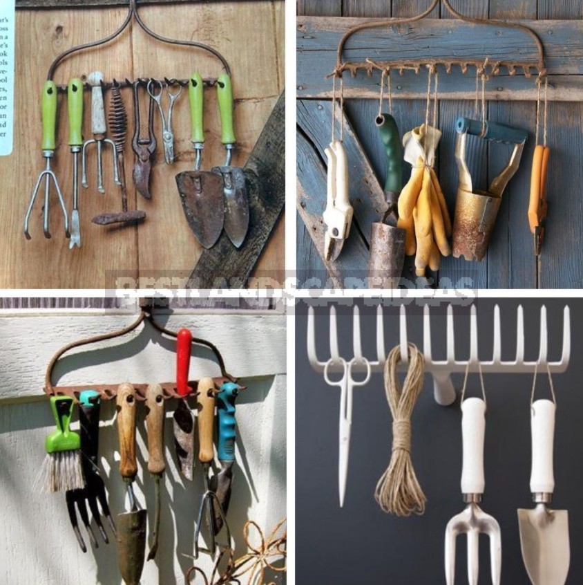Where And How To Store Garden Tools More Conveniently: 10 Practical Ideas (Part 1)
